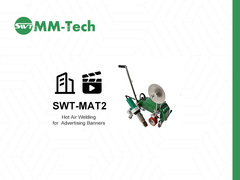 دستگاه جوش هوای گرم MM-Tech SWT-MAT2 برای همپوشانی و جوشکاری مواد ضخیم