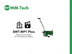 این جوشکار هوای گرم پلیمری MM-Tech SWT-WP1 Plus بسیار قدرتمند است.
