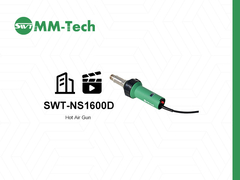 SWT-NS1600D تفنگ هوا گرم 20-620°C کنترل درجه حرارت هوشمند·سوخته PE PP PVC فیلم