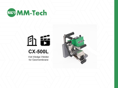 نمایش در محل ساخت دستگاه جوشکاری ژئوممبران CX500L