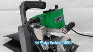 استفاده از دستگاه Hot Wedge در جوشکاری ژئوممبران Lanfill.
