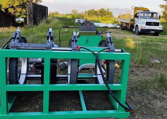 تجهیزات جوشکاری فیوژن لوله HDPE برای آبیاری کشاورزی با توان پمپ 2.2 کیلووات، استاندارد ISO12176، استاندارد DVS2207