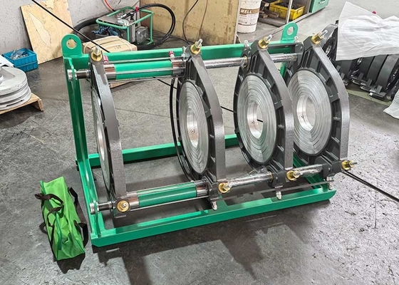 جوشکار لب به لب فیوژن لوله پلی اتیلن HDPE برای پمپ حرارتی زمین گرمایی با استاندارد ISO12176