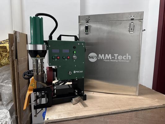 جوشکار بنر PVC هوای گرم 3600 وات SWT-PAU، نوع رومیزی، جوشکار لبه