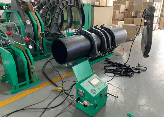 جوشکار پلاستیک 500 میلی متر 800 میلی متر Hdpe ، دستگاه همجوشی تهویه برای لوله های HDD