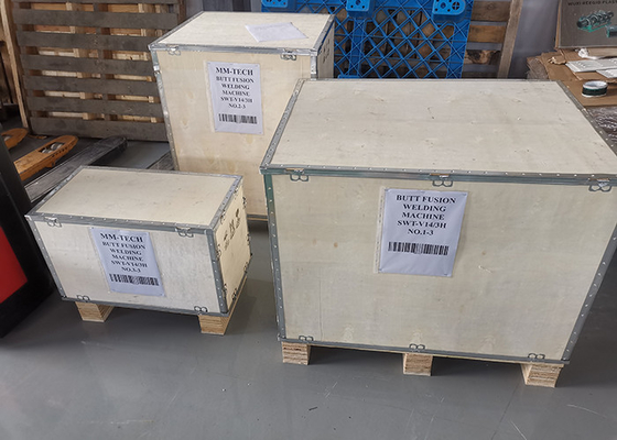 دستگاه جوش 90mm - 250mm Hdpe Pipe Butt Fusion Welding 4.25kw