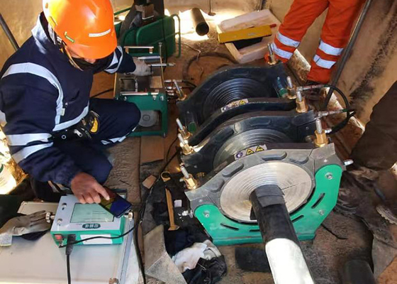 دستگاه فیوژن لب به لب لوله 200 میلی متری Hdpe با داده لاگر