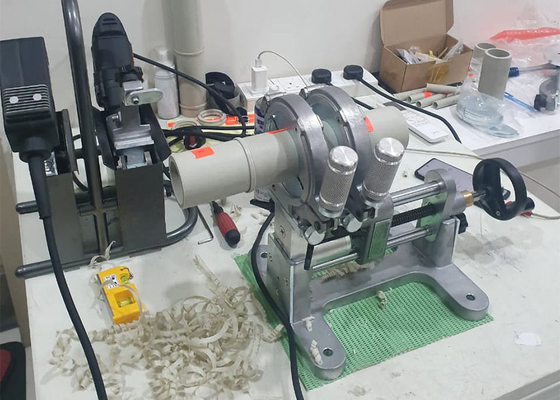 دستگاه جوش لب به لب تعلیقی SBT-110 برای جوشکاری فیوژن بات PP PE PVDF سایز 20-110 میلی‌متر