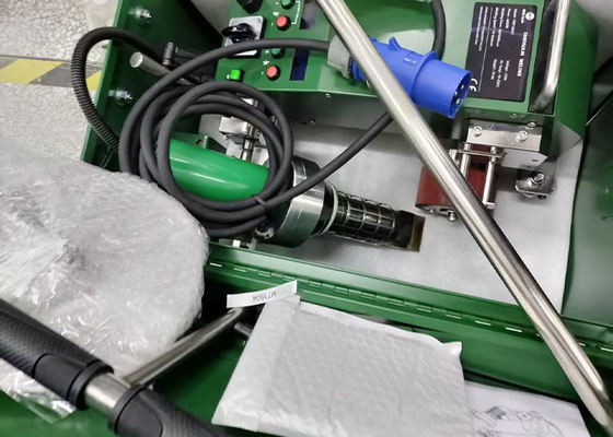 دستگاه جوش هوای گرم برزنت PVC 20V 4200W جوش همپوشانی
