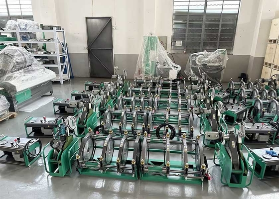 جوشکار لب به لب فیوژن لوله پلی اتیلن HDPE برای پمپ حرارتی زمین گرمایی با استاندارد ISO12176