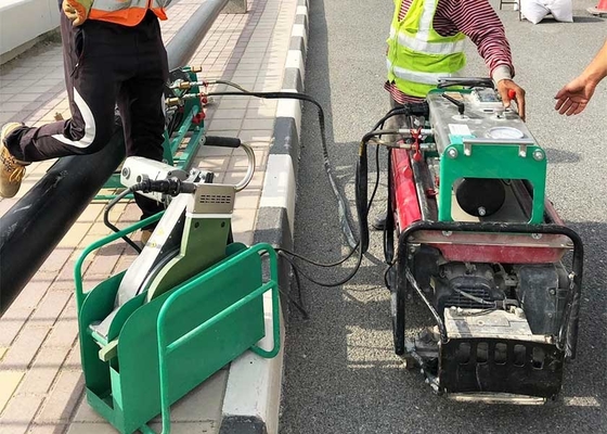 دستگاه جوش لب به لب لوله پلی اتیلن 200-450 میلی‌متری HDPE تایید شده بر اساس استاندارد جوشکاری DVS 2207