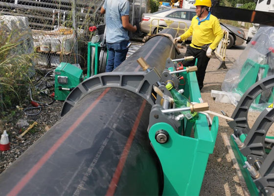 دستگاه جوشکاری باسن PE PP Hdpe ، جوشکار لوله Hdpe 200mm-450mm