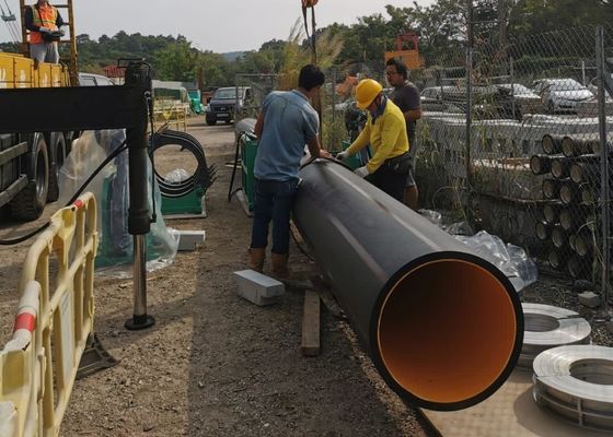 دستگاه جوشکاری باسن PE PP Hdpe ، جوشکار لوله Hdpe 200mm-450mm