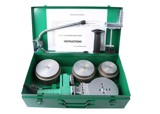 100 میلی متر Pe Socket Fusion Welding Machine لوله کشی ابزارهای داغ ذوب