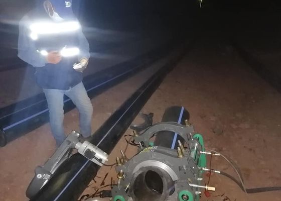 جوشکار فیوژن با فشار بالا Astm استاندارد 200 میلی متر Hdpe