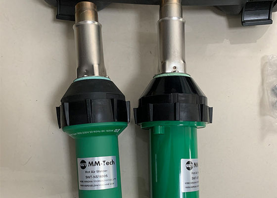 وزن سبک تفنگ جوشکاری 1600w دستی پی وی سی Pe Eva Pp Hdpe