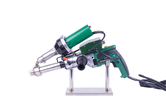 110V گرم هوا اکستروژن جوش اسلحه برای استخر پوششی با 4mm استند برای PP PE پلاستیک