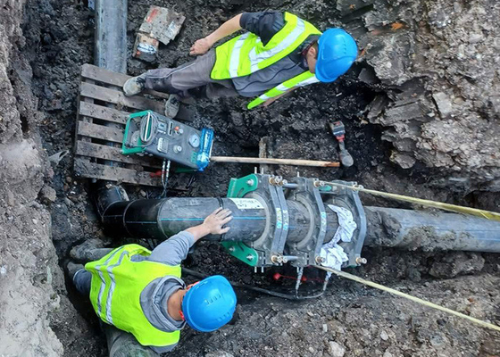 دستگاه جوش هیدرولیک فیوژن 50-160 میلی متری برای لوله hdpe