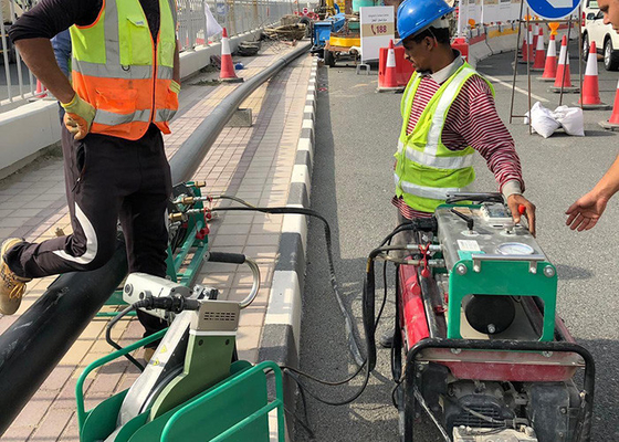 جوشکار هیدرولیک فیوژن برای جوش لوله 90 میلی متری Hdpe