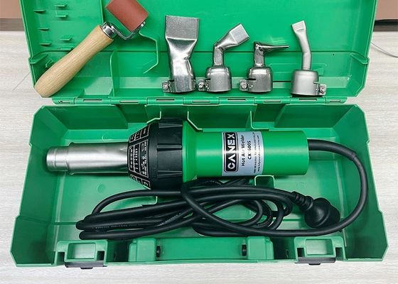 PE / PP / PVC / ABS / PVDF CX1600S جوش دهنده هوای گرم با سر و صدا کم و گزینه های مختلف نوزل